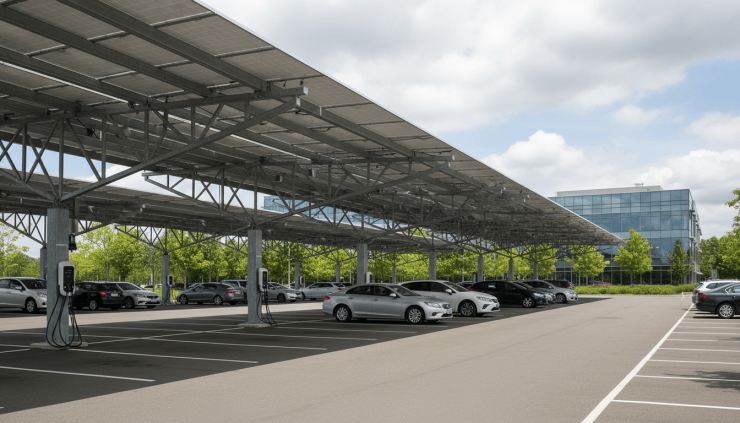 ombriere photovoltaïque